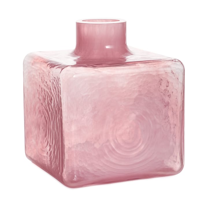 Cube vase - Pink, 23x20x20 cm - Fogia
