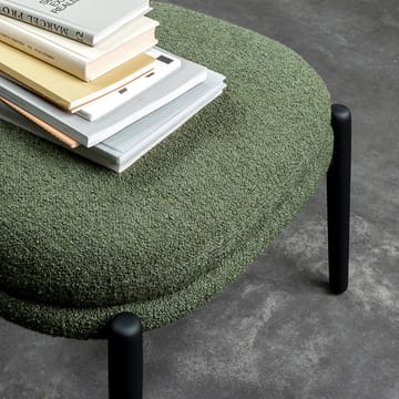 Embrace ottoman ekben - stoff Barnum pine 9 , lakkert - Fogia