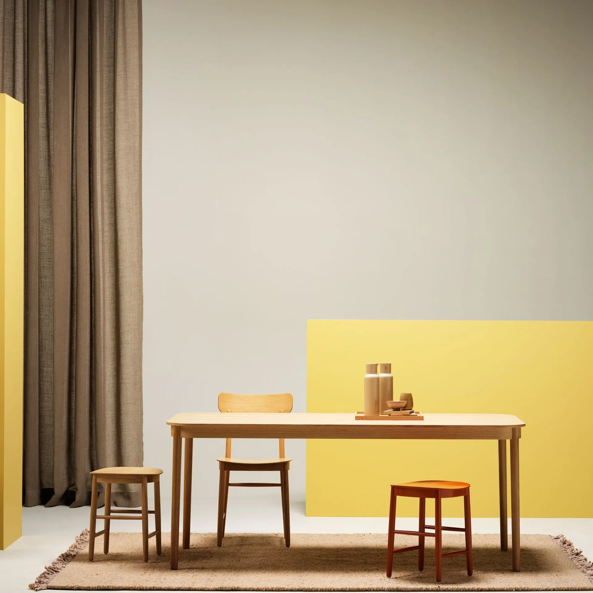 Figurine spisebord, Svart Fogia