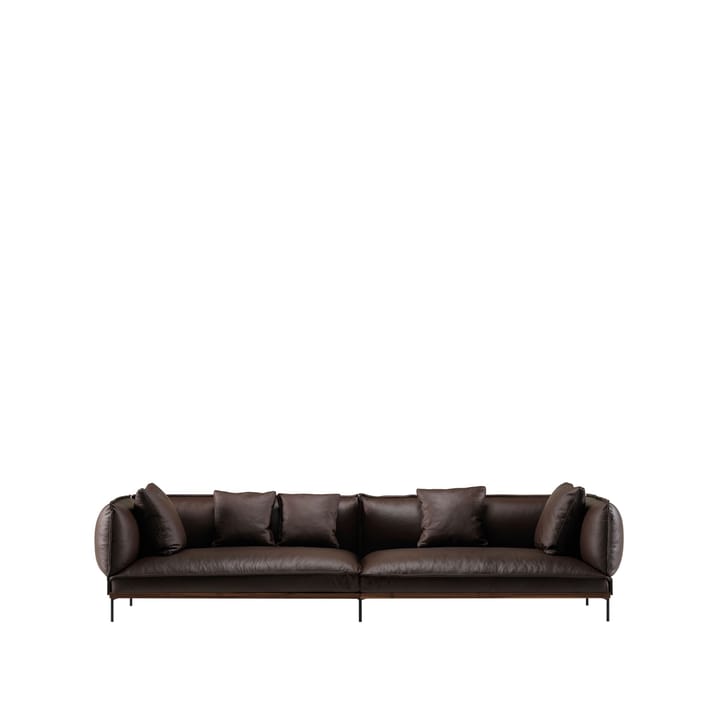 Jord 2,5-seters sofa - Elmosoft brun-oljet valnøtt - Fogia