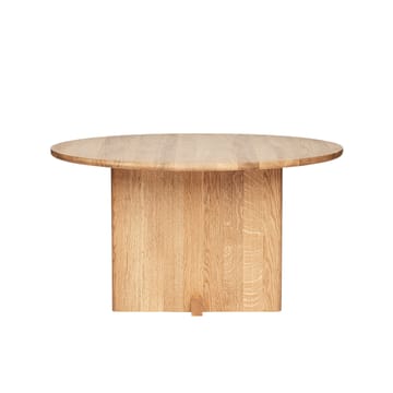Koku sofabord høyt Ø80 cm - Lakkert eik - Fogia