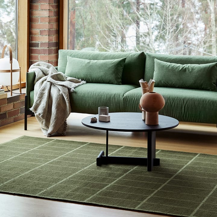 Koku sofabord høyt Ø80 cm, Lakkert eik Fogia