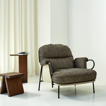 Lyra loungestol - tekstil brown - Fogia