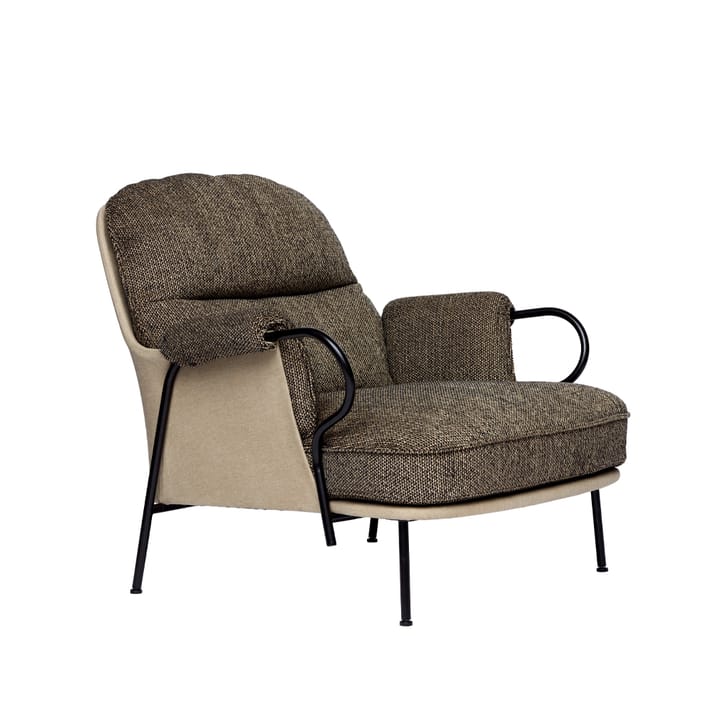 Lyra loungestol - tekstil brown - Fogia