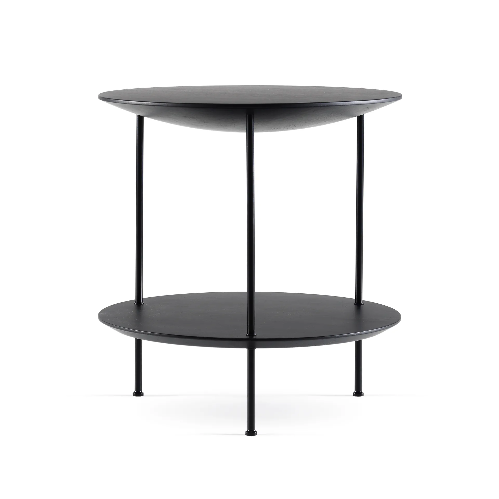 Pastille bord, eik svartbeiset, svart stativ Fogia