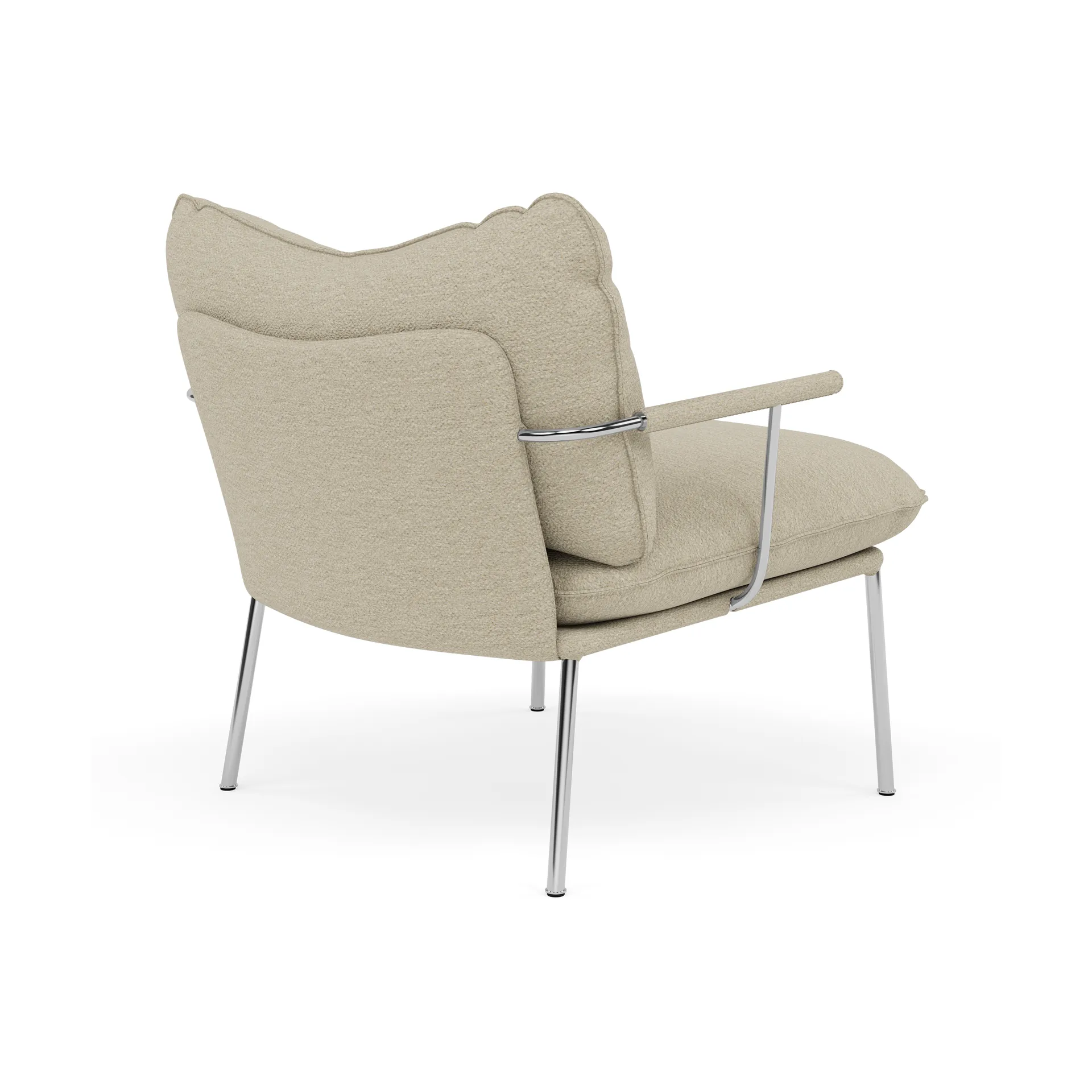 Pico lenestol, Barnum 2-polert rustfritt stål Fogia