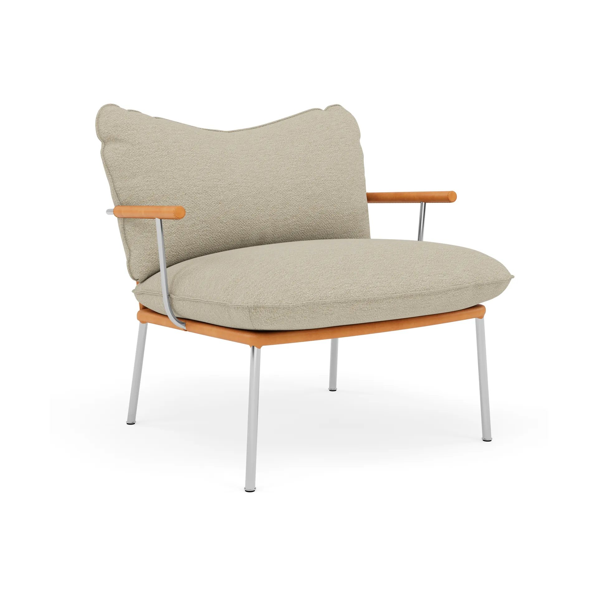 Pico lenestol, Vintage Cognac-Barnum 2-polished stainless steel Fogia