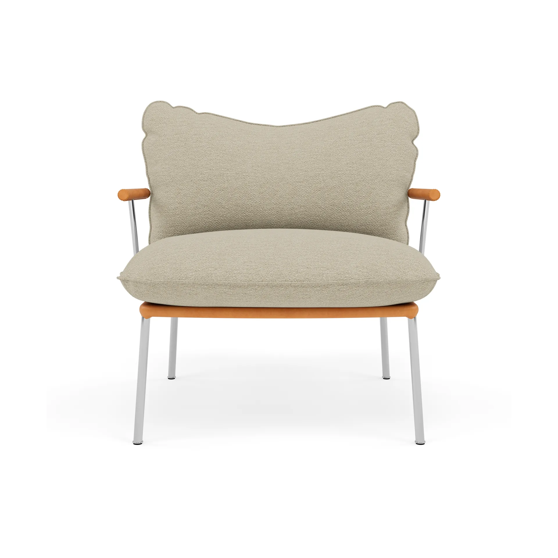 Pico lenestol, Vintage Cognac-Barnum 2-polished stainless steel Fogia