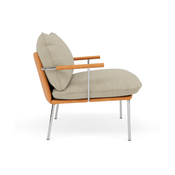 Pico lenestol - Vintage Cognac-Barnum 2-polished stainless steel - Fogia