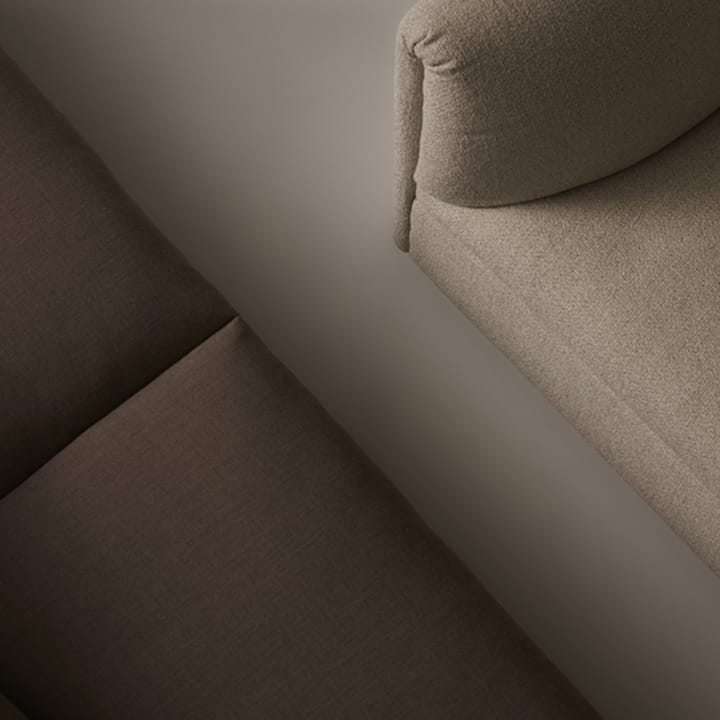 Retreat sofa 2,5-seter, 2,5-seter stoff grace 10 natur Fogia