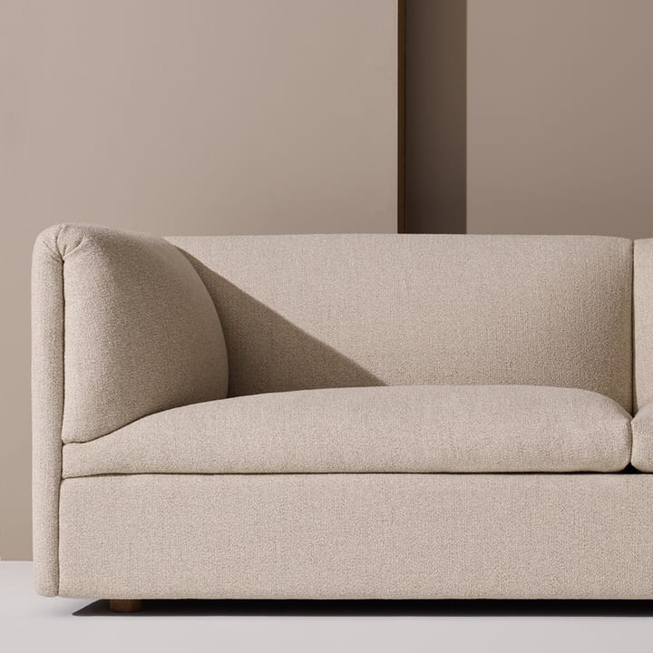 Retreat sofa 2,5-seter, 2,5-seter stoff grace 10 natur Fogia