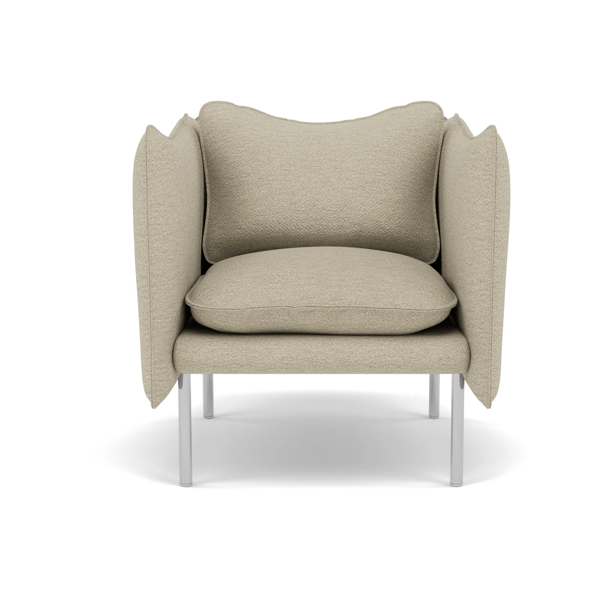 Tiki lenestol small, Barnum 2-polert rustfritt stål Fogia