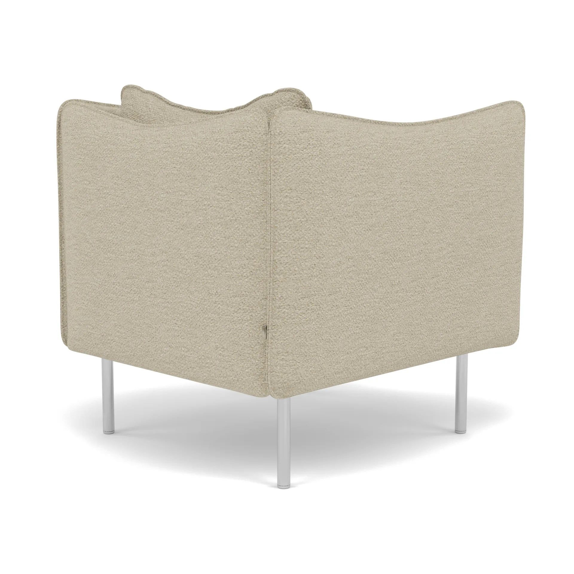 Tiki lenestol small, Barnum 2-polert rustfritt stål Fogia