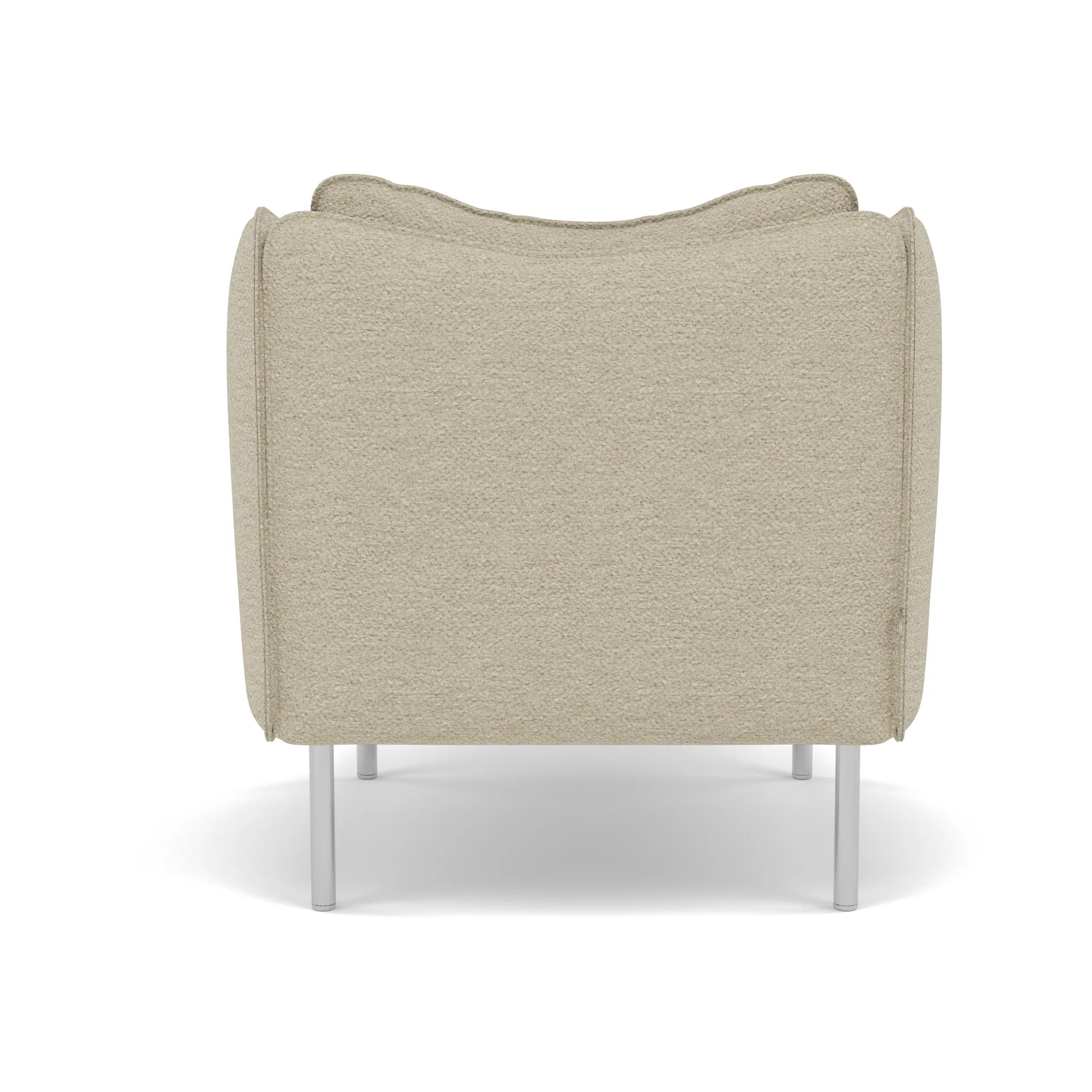 Tiki lenestol small, Barnum 2-polert rustfritt stål Fogia