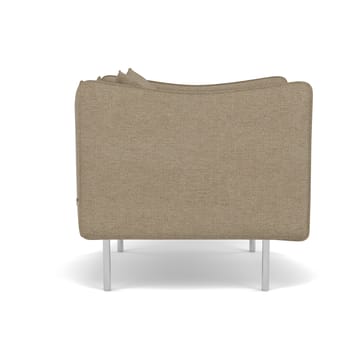 Tiki lenestol small - Ecriture 0240-polished stainless steel - Fogia