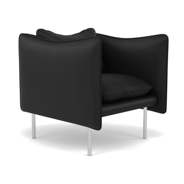 Tiki lenestol small - Elmosoft 99999-polert rustfritt stål - Fogia