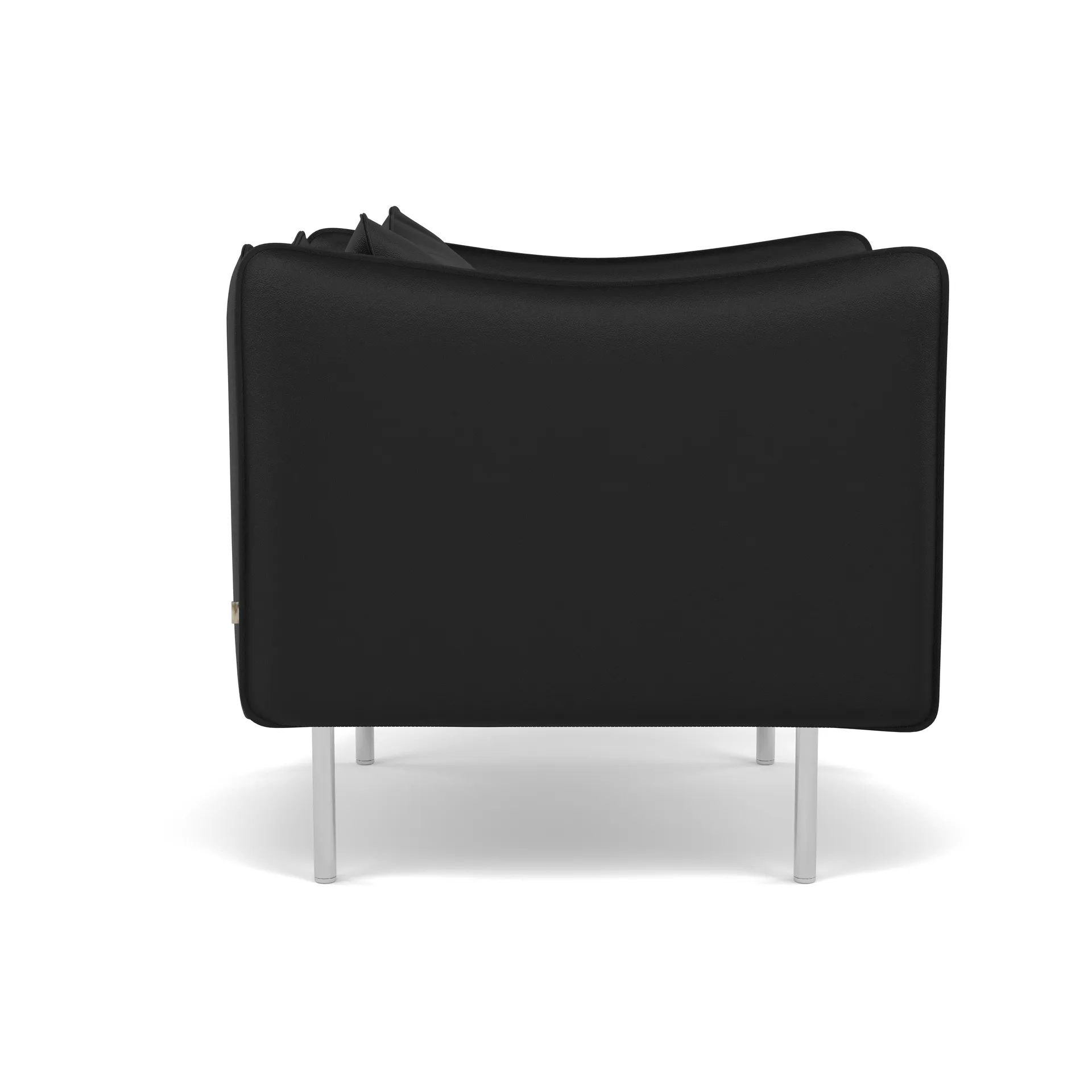 Tiki lenestol small, Elmosoft 99999-polert rustfritt stål Fogia