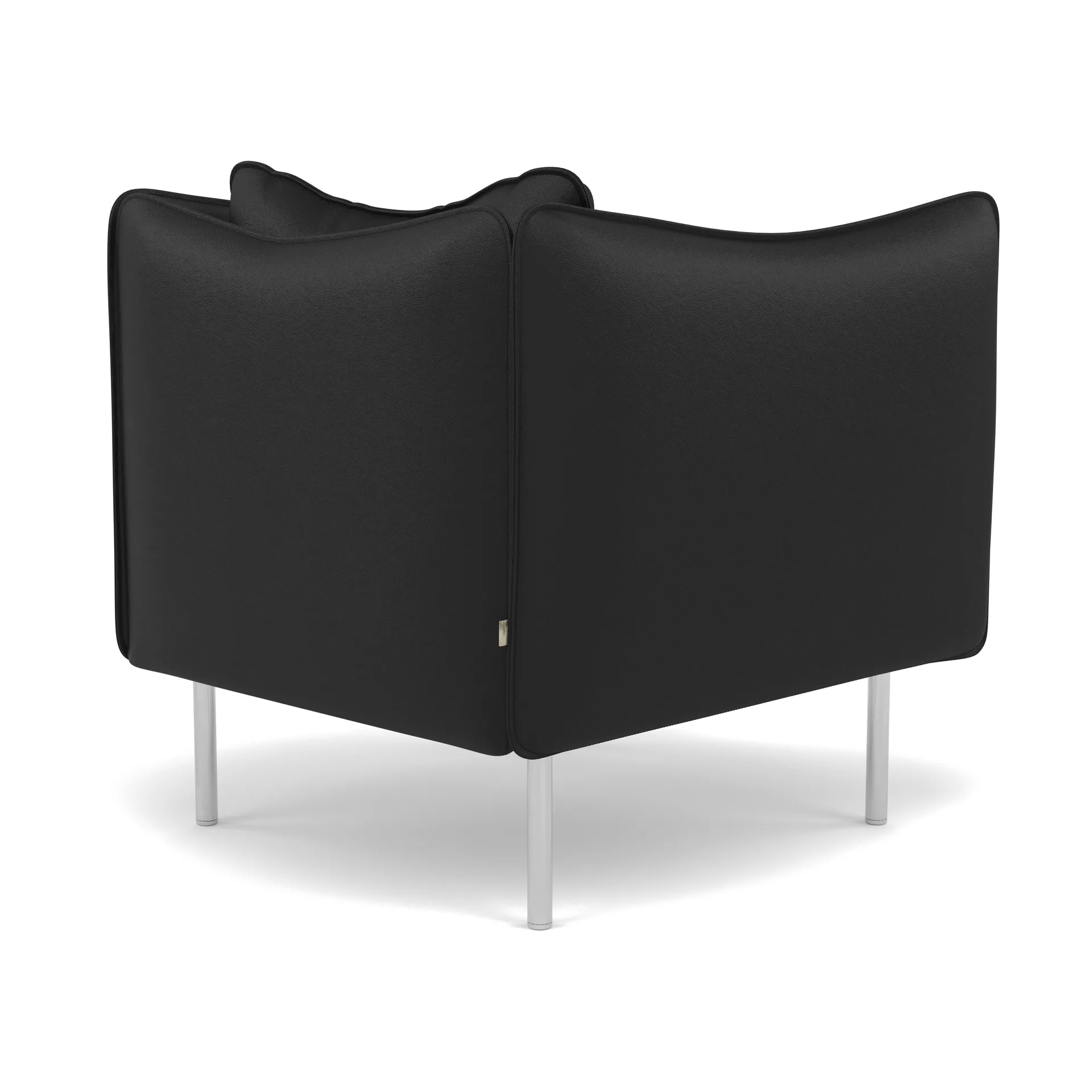 Tiki lenestol small, Elmosoft 99999-polert rustfritt stål Fogia