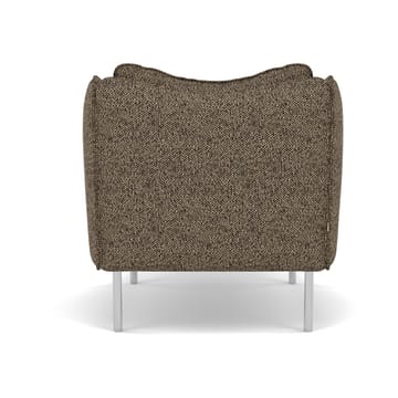 Tiki lenestol small - Safire 0001-polert rustfritt stål - Fogia