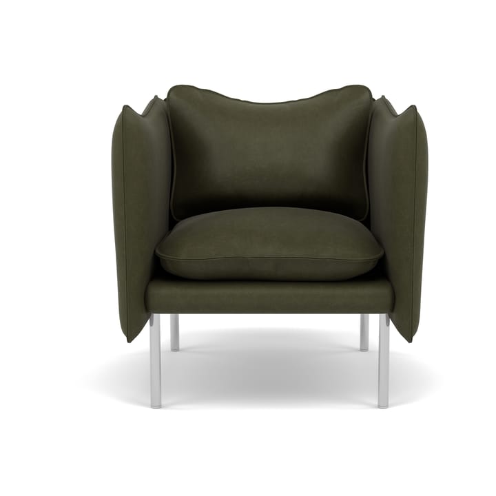 Tiki lenestol small - Vintage Olive-polert rustfritt stål - Fogia