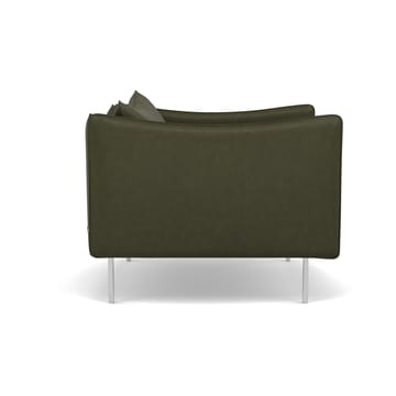 Tiki lenestol - Vintage Olive-polert rustfritt stål - Fogia