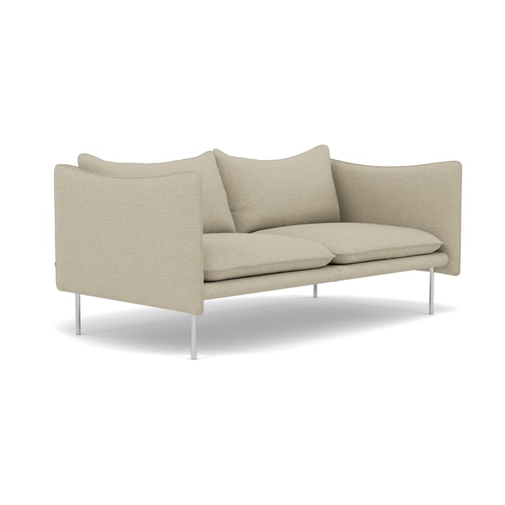 Tiki sofa 2-seter, Barnum 2-polert rustfritt stål Fogia