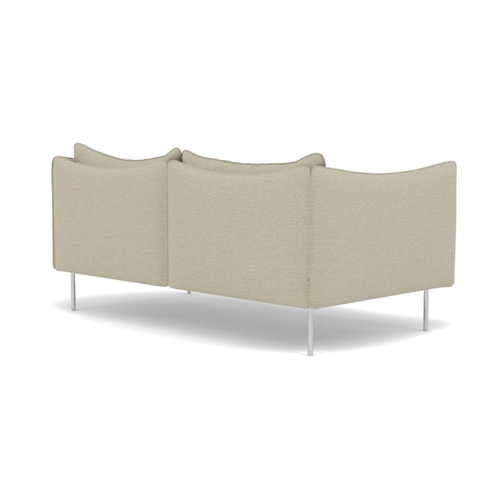 Tiki sofa 2-seter, Barnum 2-polert rustfritt stål Fogia