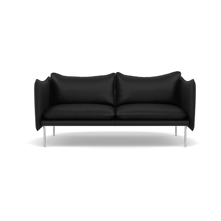 Tiki sofa 2-seter - Elmosoft 99999-polert rustfritt stål - Fogia