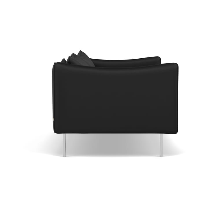 Tiki sofa 2-seter, Elmosoft 99999-polert rustfritt stål Fogia