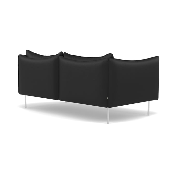 Tiki sofa 2-seter, Elmosoft 99999-polert rustfritt stål Fogia