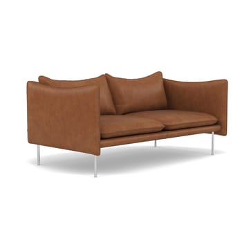 Tiki sofa 2-seter - Vintage Rangers-polished rustfritt stål - Fogia