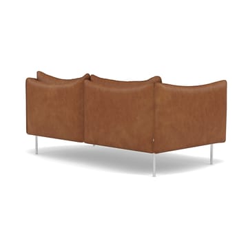 Tiki sofa 2-seter - Vintage Rangers-polished rustfritt stål - Fogia