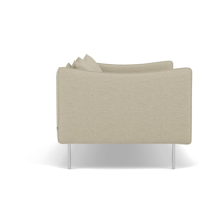 Tiki sofa 3-seter, Barnum 2-polished stainless steel Fogia