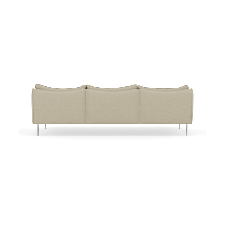 Tiki sofa 3-seter, Barnum 2-polished stainless steel Fogia