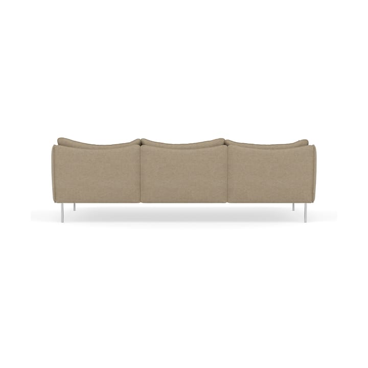 Tiki sofa 3-seter, Ecriture 0240-polished stainless steel Fogia