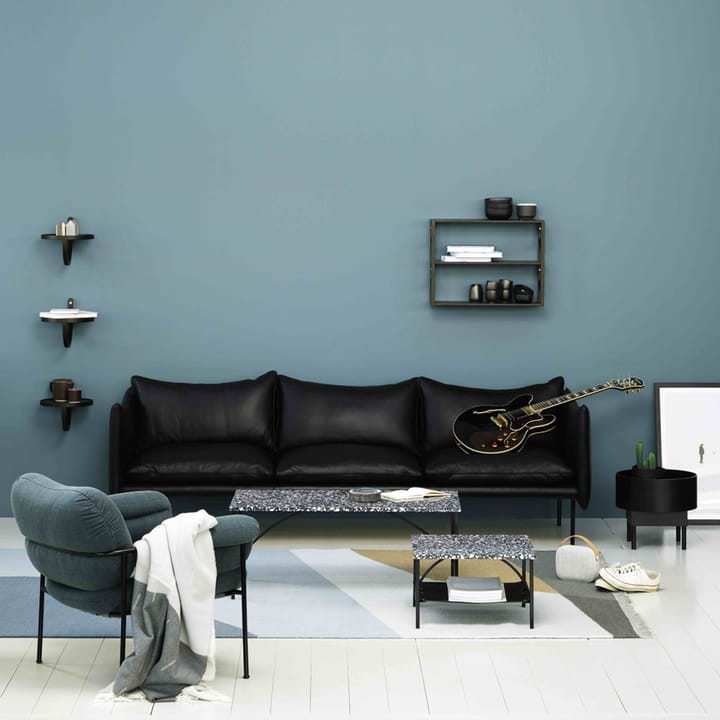 Tiki sofa 3-seter, Elmotique 99001-mørkgrå ben Fogia