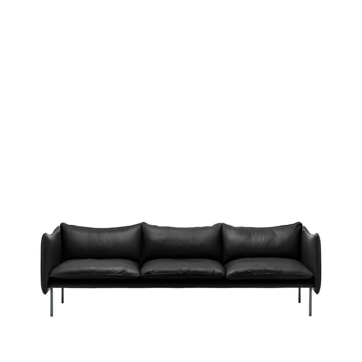 Tiki sofa 3-seter - Elmotique 99001-mørkgrå ben - Fogia