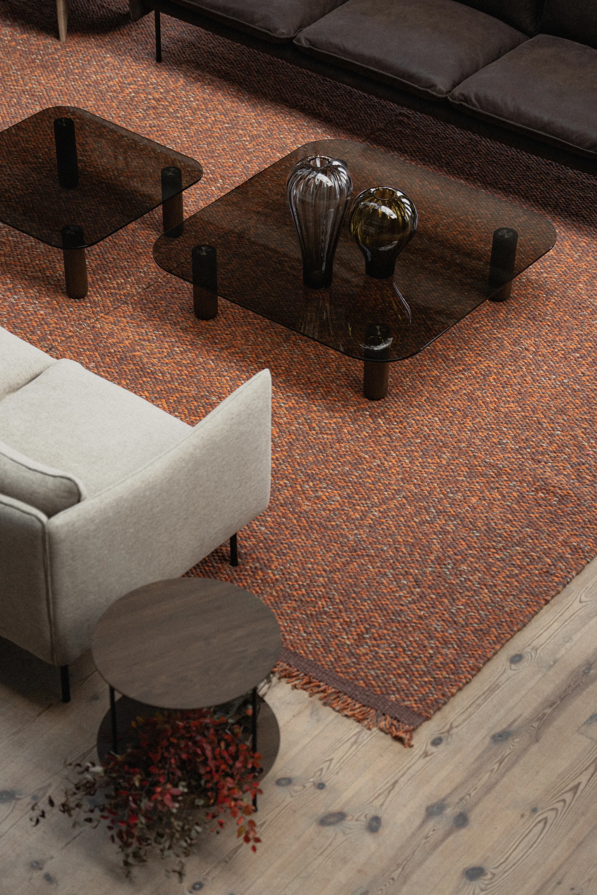 Tiki sofa 3-seter, Ruskin 7757/36 Fogia