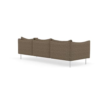 Tiki sofa 3-seter - Safire 0001-polished stainless steel - Fogia