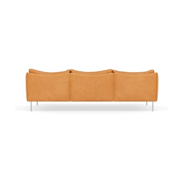Tiki sofa 3-seter - Vintage Cognac-polished stainless steel - Fogia