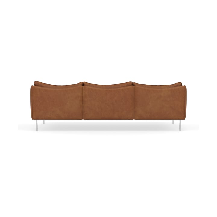 Tiki sofa 3-seter, Vintage Rangers-polished stainless steel Fogia