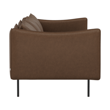 Tiki sofa 3-seter - Vintage Tabacco-svarte stålben - Fogia