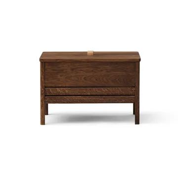 A Line oppbevaringsbenk 68 cm - Røkt eik - Form & Refine
