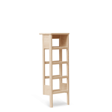 A Line skohylle 35x100 cm - Hvit eik - Form & Refine