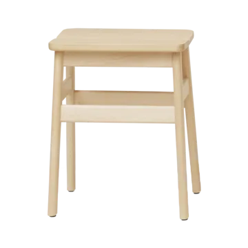 Angle Standard rund krakk 45 cm - Bøk, Ø32x46 cm - Form & Refine