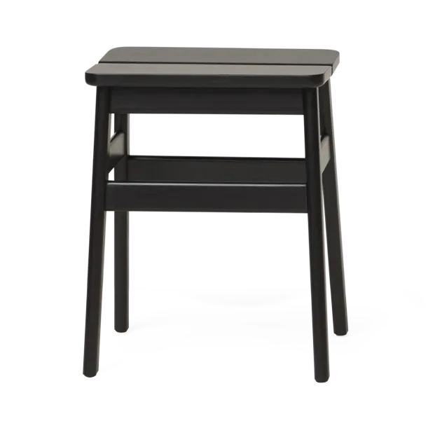 Angle Standard rund krakk 45 cm, Black, Ø32x46 cm Form & Refine
