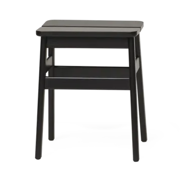 Angle Standard rund krakk 45 cm - Black, Ø32x46 cm - Form & Refine