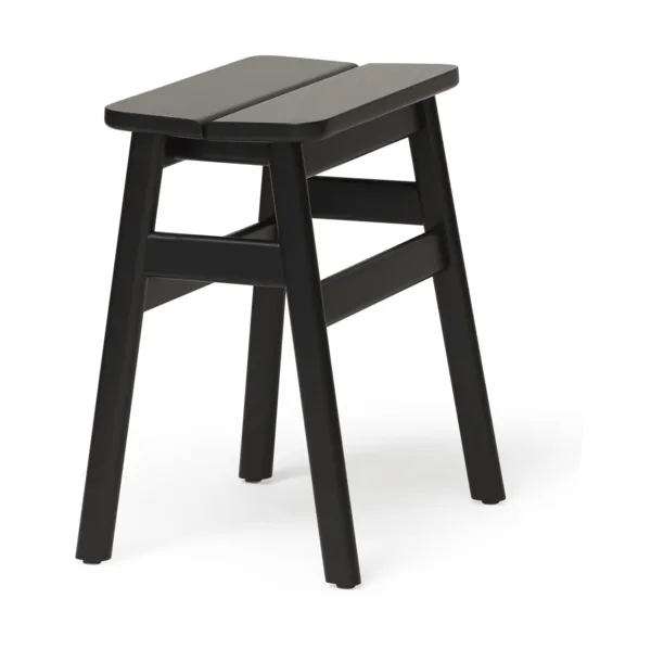Angle Standard rund krakk 45 cm, Black, Ø32x46 cm Form & Refine