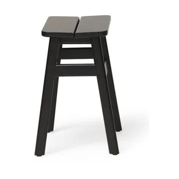 Angle Standard rund krakk 45 cm - Black, Ø32x46 cm - Form & Refine