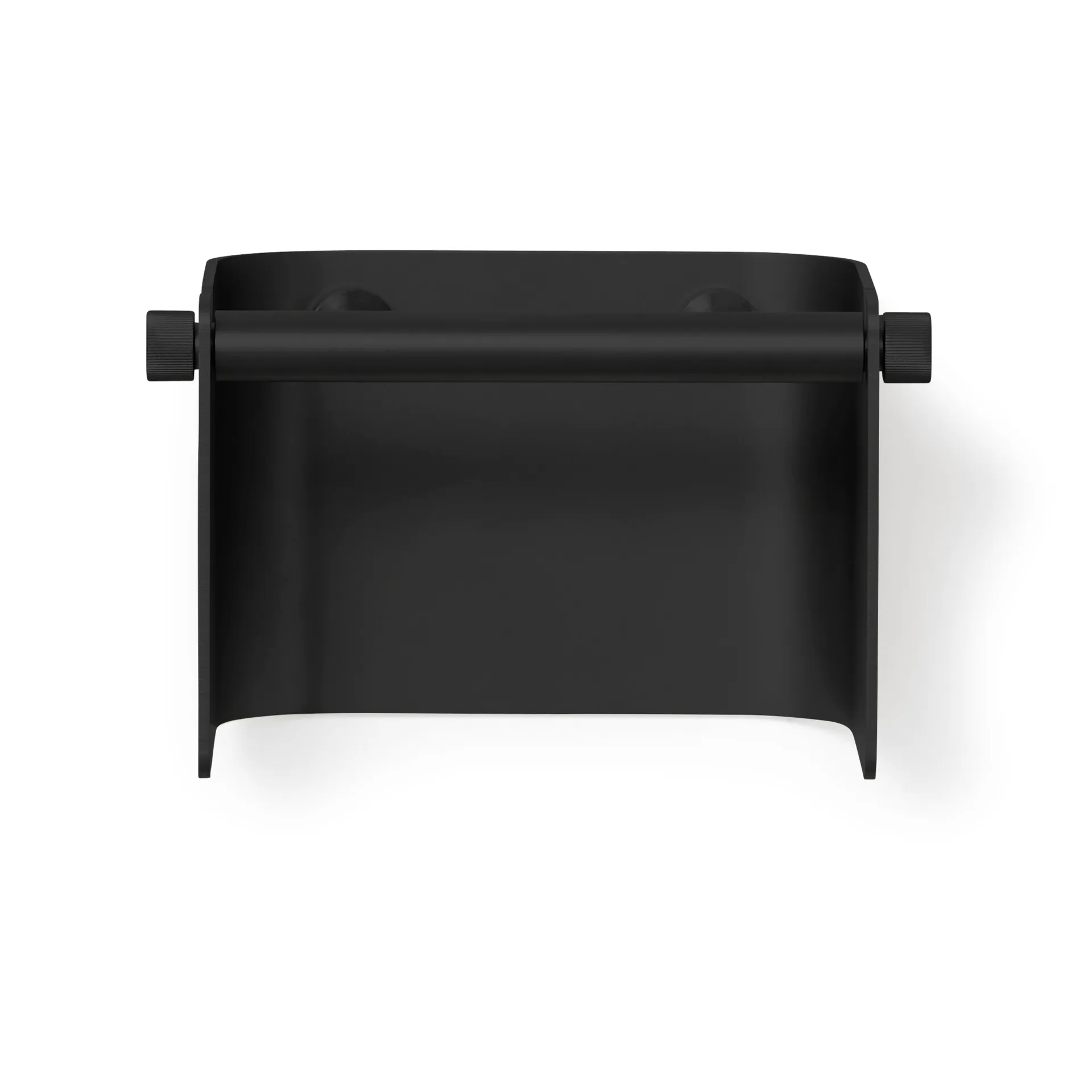 Arc toalettpapirholder, Svart stål Form & Refine